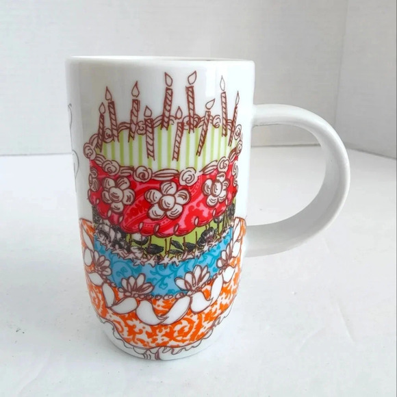 Rosanna Happy Birthday Cup Mug, 10 Ounce, EXC - Picture 1 of 6